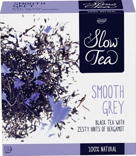 Pickwick Slow Tea Smooth Grey Pak 25 Theezakjes Van 3 Gram Bol