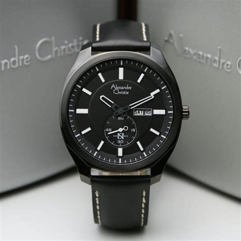 Jual Jam Tangan Pria Cowok Alexandre Christie Ac Leather Original