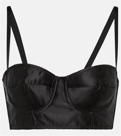 Dolceandgabbana X Kim Satin Bustier Dolce And Gabbana