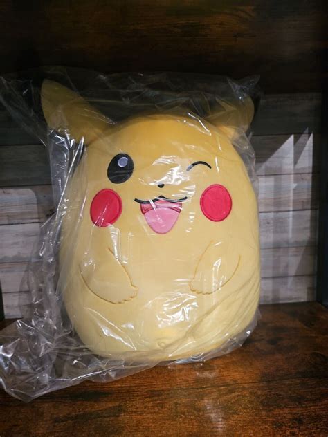 Squishmallow Winking Pikachu Pokemon Center Exclusive Nwt Plush