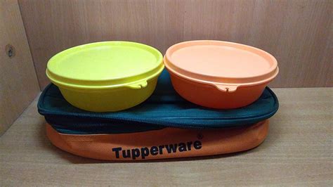 Tupperware Buddy Bag Set Of 2 300 Ml Each 2 Containers Lunch Box 600