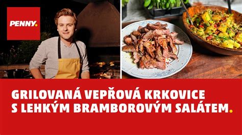 Recept Grilovan Vep Ov Krkovice S Lehk M Bramborov M Sal Tem Youtube