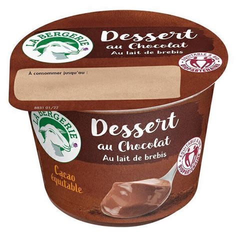 Dessert Brebis Chocolat 125g La Bergerie