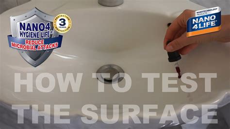 NANO4 HYGIENELIFE HOW TO TEST THE SURFACE By NANO4LIFE YouTube