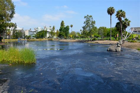 Lake Pit Page Museum La Brea Tar Pits Hancock Park Los Flickr