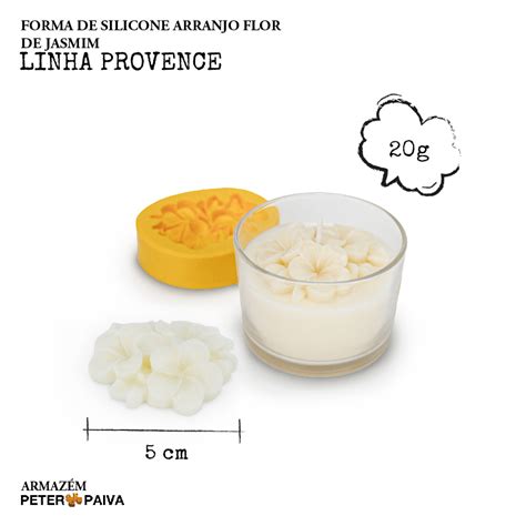 Forma De Silicone Arranjo Flor De Jasmim Loja Peter Paiva