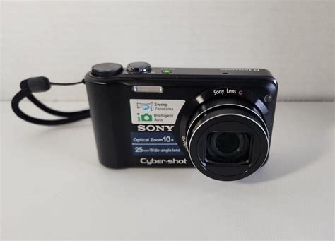 New Sony Cybershot Dsc H55 Black 141 Mp Digital Camera Charger Memory