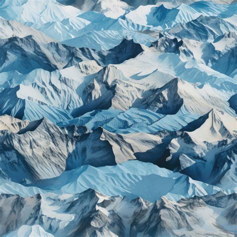 Seamless Top View Of Mountain Ranges Stock Image Image Of Adventure