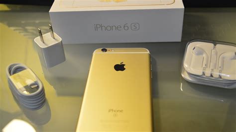 Unboxing Iphone S Dorado Gb Youtube