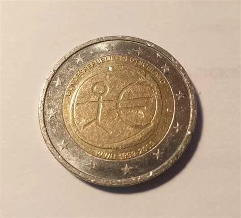 SELTENE 2 EURO münzen strichmännchen 1999 2009 Fehlprägung EUR 1