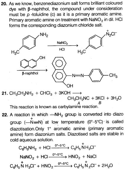 Neet Chemistry Chapter Wise Mock Test Organic Compounds Containing Nitrogen Cbse Tuts