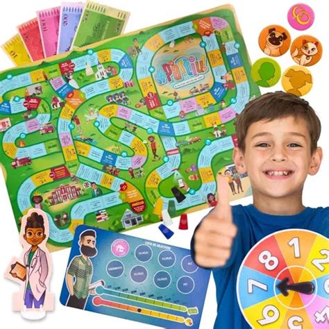 Jogo Tabuleiro Infantil 7 Anos