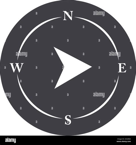 Compass Rose Navigation Cartography Arrow Pointing Equipment Vector