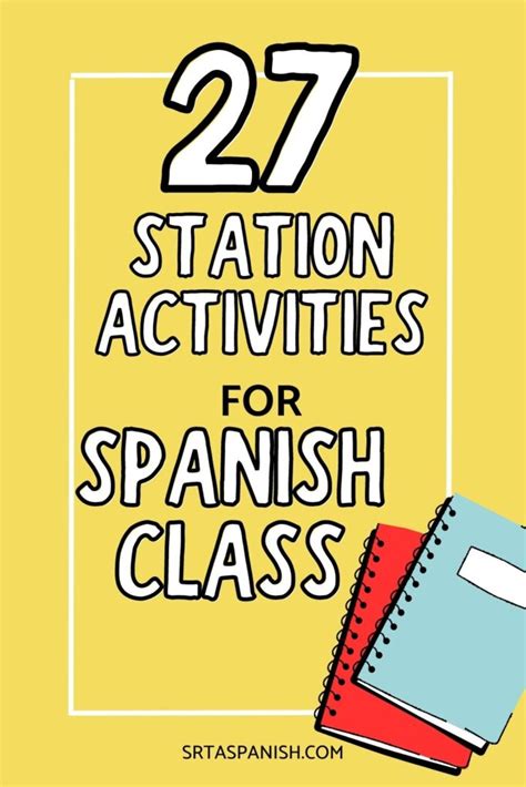 27 Activities For Stations In Spanish Class Srta Spanish