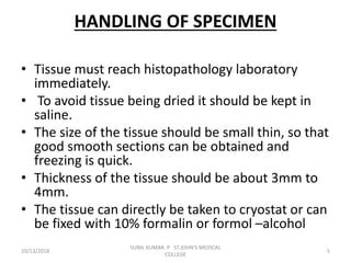 Cryostat And Frozen Section Ppt