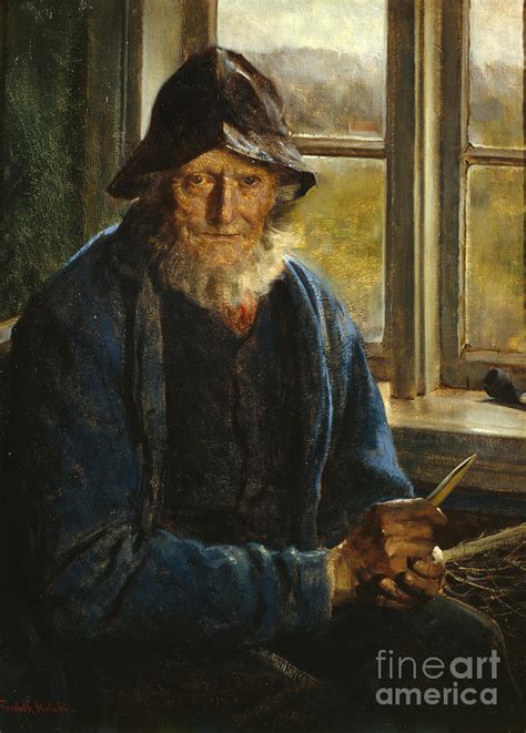 Old Fisherman Painting at PaintingValley.com | Explore collection of ...