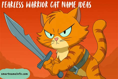 fearless warrior cat  ideas  strong  brave names samrt