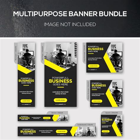 Premium Psd Multipurpose Banner Bundle