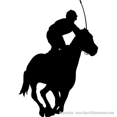 HORSE RACING SILHOUETTE DECAL (Horse Racing Vinyl Wall Decals) Giant ...