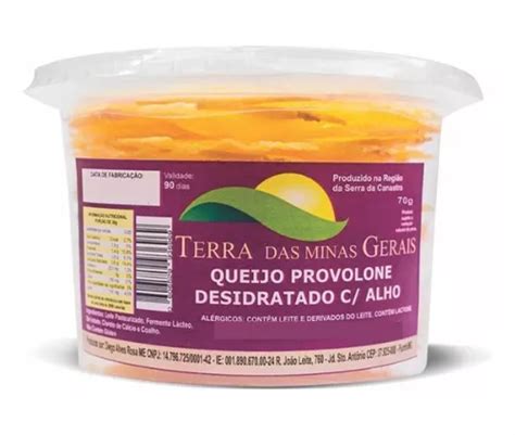 Queijo Provolone Desidratado C Alho G Caixa Und