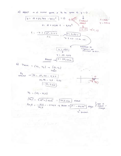 Solution Movimiento Parabolico Studypool