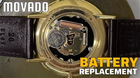 Movado Watch Battery Replacement Solimbd Youtube