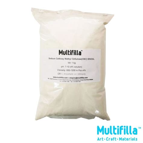 Sodium Carboxy Methyl Cellulosecmc Sinogl 1kg Multifilla