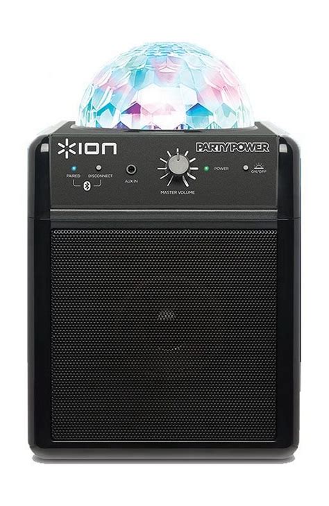 Ion Party Power Bluetooth Speaker With Party Lights