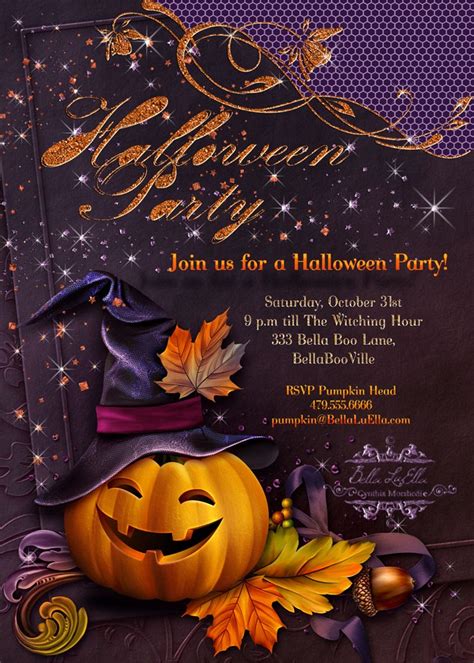 Bella LuElla: Halloween Party Invitations