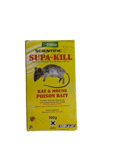 Efekto Scientific Supa-Kill Rat Poison Bait 500g | Shop Today. Get it ...