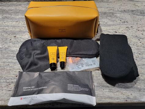 Air Canada S New Acqua Di Parma Amenity Kit View From The Wing