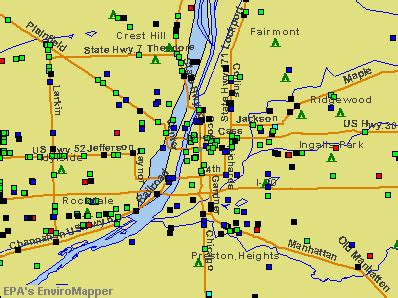 Joliet Chicago Map