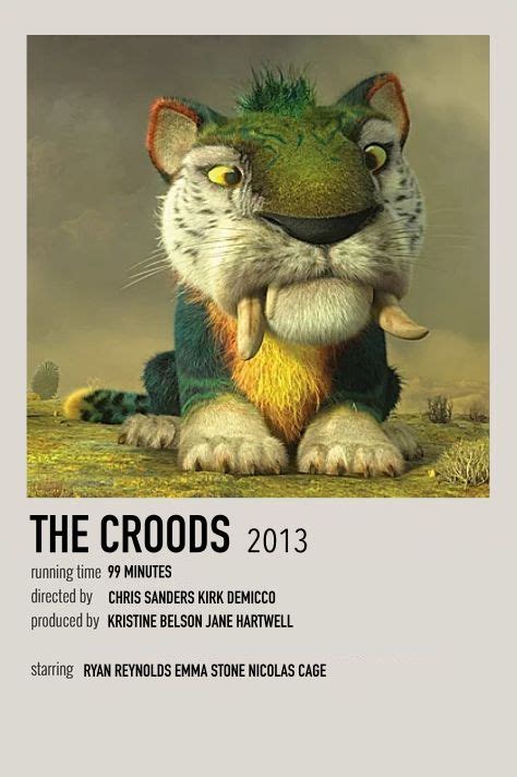 The Croods movie poster | Manifesti di film, Foto polaroid, Film