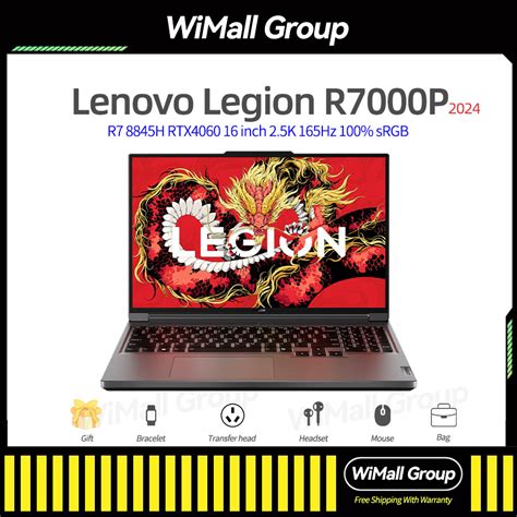 Lenovo Legion R7000P 2024 Lenovo Gaming Laptop R7 8845H RTX4060 16 inch ...
