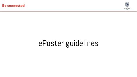 PPT - Effective ePoster Design Guidelines PowerPoint Presentation, free download - ID:13526511