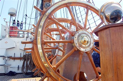 Main Helm Aboard USCG Eagle The US Coast Guard S Training Flickr