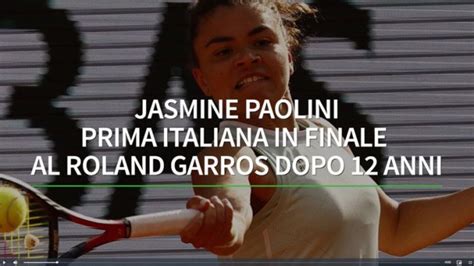 Jasmine Paolini Prima Italiana In Finale Al Roland Garros Dopo Anni