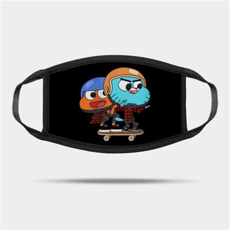 Gumball Darwin Skate Mask - The Amazing World of Gumball