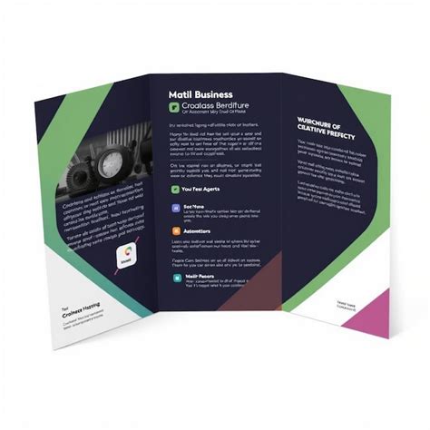 Creative Business Trifold Brochure Template Premium Ai Generated Image