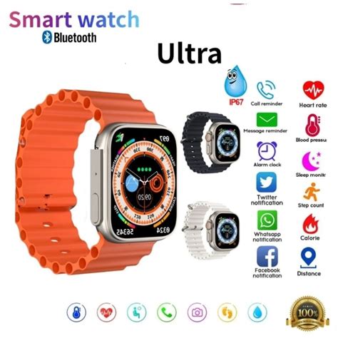 Jual Ultra Smart Watch Jam Tangan Pintar Ultra Smartwatch Seri 8