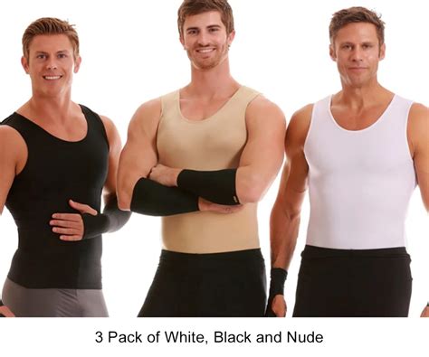 3-Pack Insta Slim I.S.Pro USA Big Tall Compression Muscle Tanks