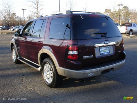 2006 Dark Cherry Metallic Ford Explorer Eddie Bauer 4x4 41237572 Photo 6 Car