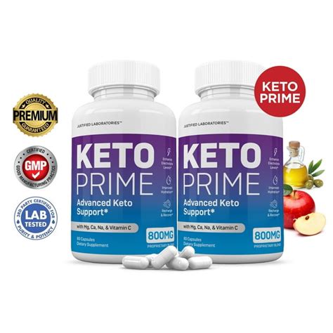 2 Pack Keto Prime Pills Includes Apple Cider Vinegar Gobhb® 120