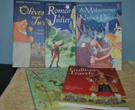 Set5 Usborne Young Reading Series 2 Romeo And Juliet Oliver Twist Alice