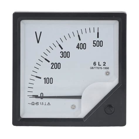 Zerone Volt mètre Voltmètre analogique AC 0500V Pointer Volt Meter