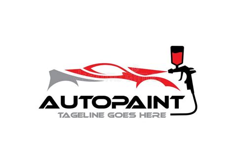 Plantilla De Diseño De Logotipo De Pinturas De Cuerpos De Auto