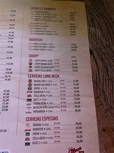 Menu At Villa Di Phoenix Pub Bar Campos Do Jord O Rua Djalma Forjaz