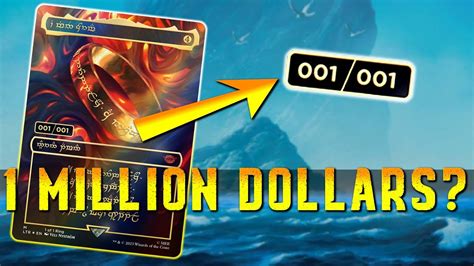 Is The One Ring The Million Dollar Mtg Card Youtube