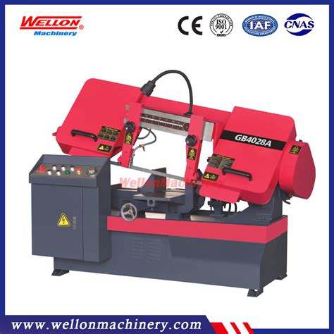 Semi Automatic Metal Scissor Cutting Band Saw Machine Gb A China