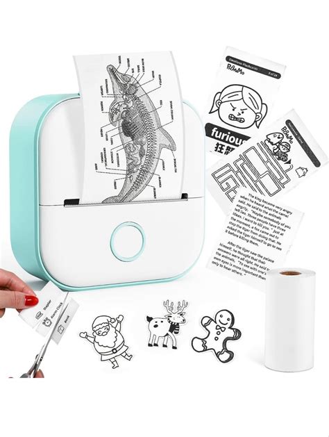 Memoking Sticker Printer - Mini Thermal Printer, T02 Sticker Maker ...